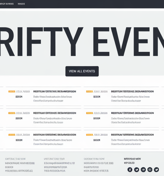 ThriftyEvents.net Page