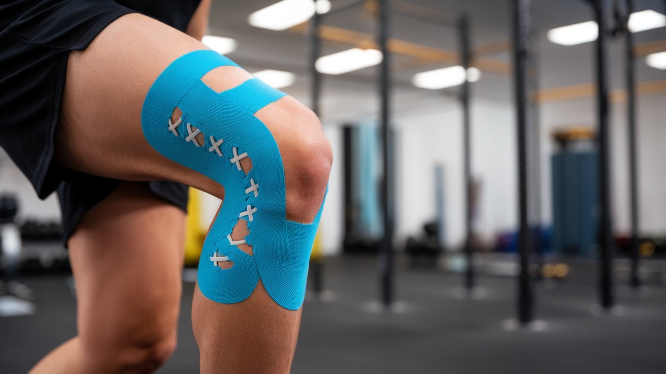 knee KT tape