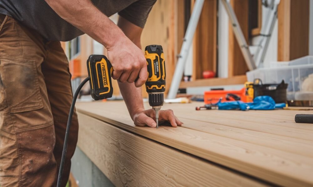 Installing Trex decking