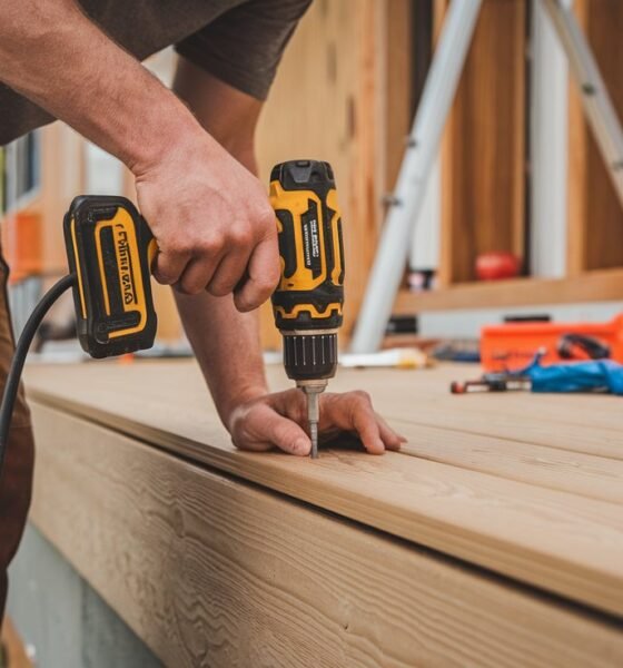 Installing Trex decking