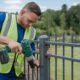 aluminum fence installation